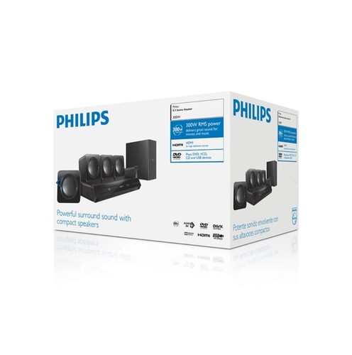 Home theater philps 300w - philps, 5.1